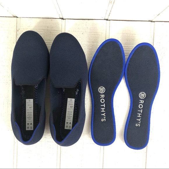 ROTHY'S The Loafer Navy Heather size 7 - Picture 12 of 15